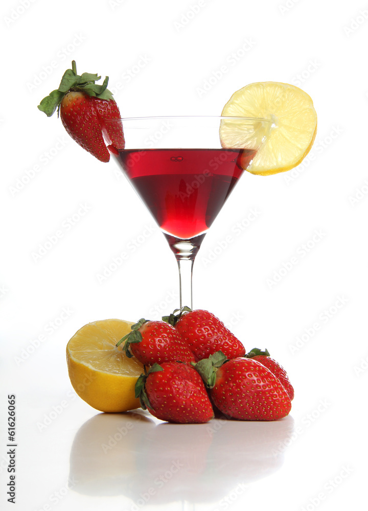 Strawberries and lemon drink Strawberries and lemon drink