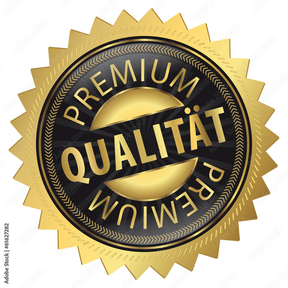 Premium Qualität Goldvignette
