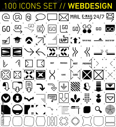 100 Icons - Webdesign