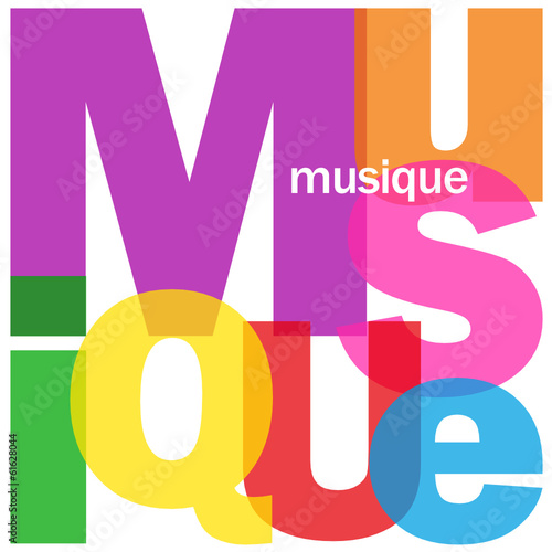 Mosaïque de Lettres "MUSIQUE" (concert écouter télécharger mp3)