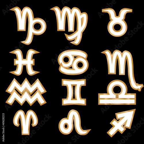 Set horoscope signs/symbols. Vector illustration/ EPS 10