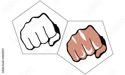 Two Fists in Pentagons