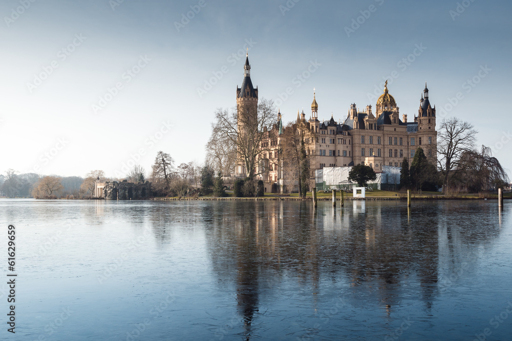 The Schwerin Castle in Winter