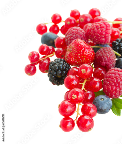 Pile of fresh berries