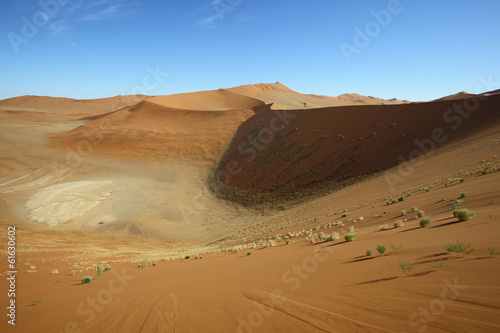 Between the dunes at Sossusvlei
