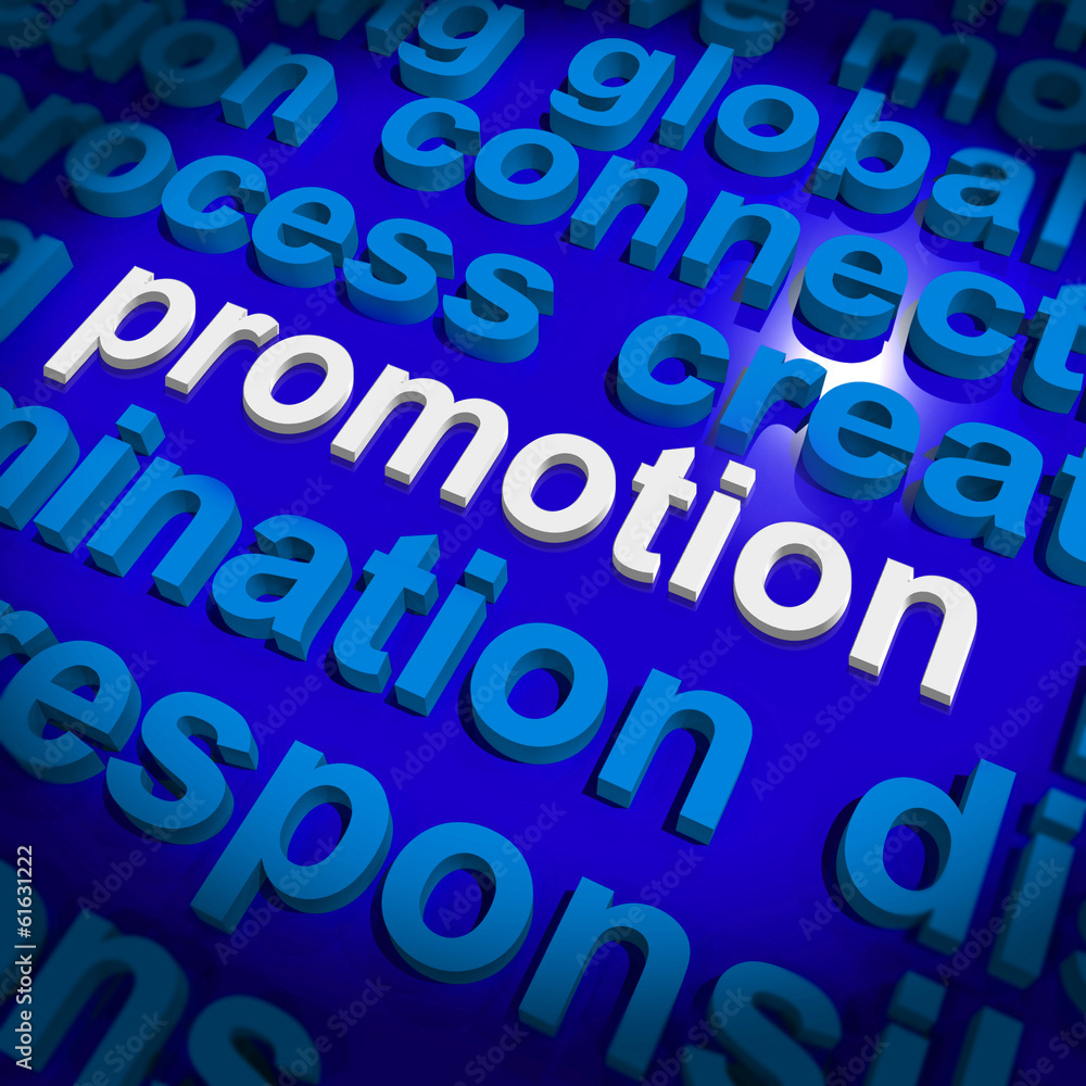 Promotion Word Cloud Shows Discount Bargain Or Mark down Promotion Word Cloud Shows Discount Bargain Or Mark down
