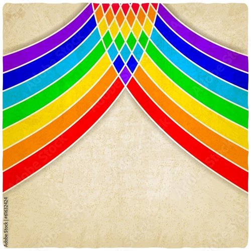 rainbow old background