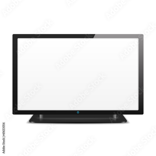 LCD TV with White Screen photo