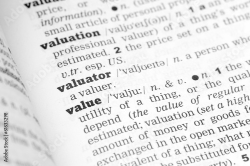 Value Dictionary Definition