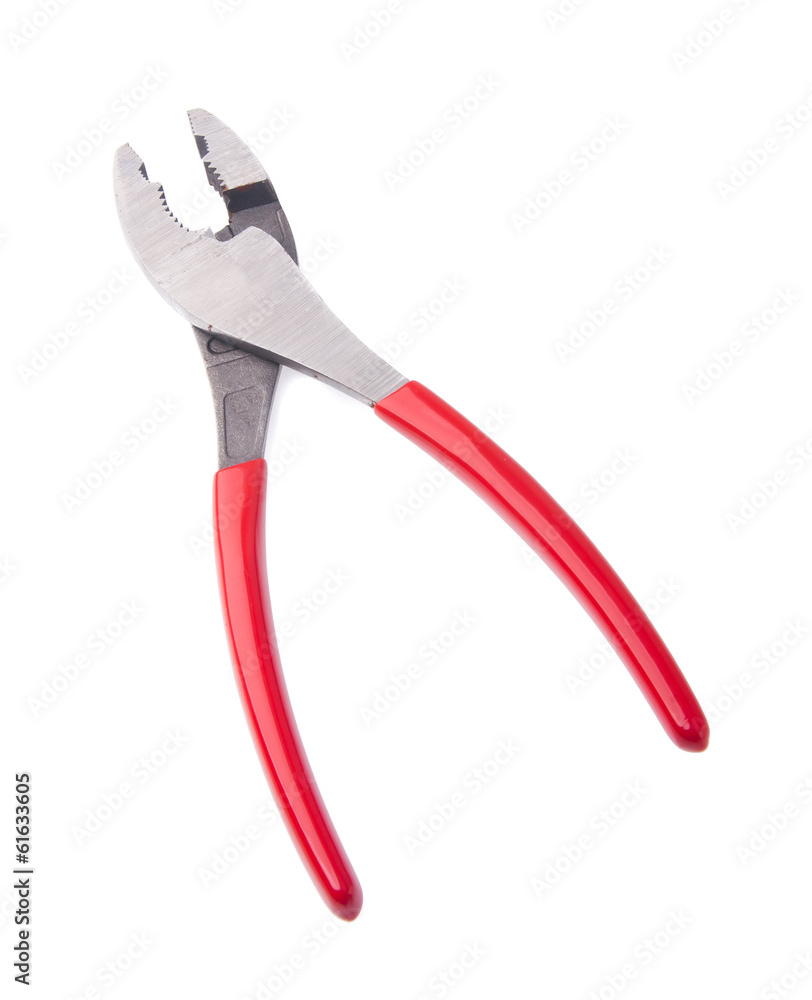 Pliers. The manual tool. on background Pliers. The manual tool. on background