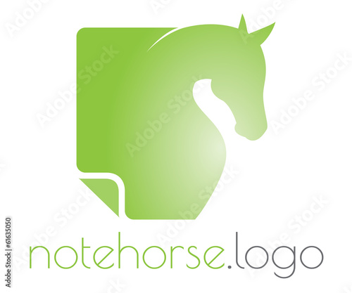 Horse note logo