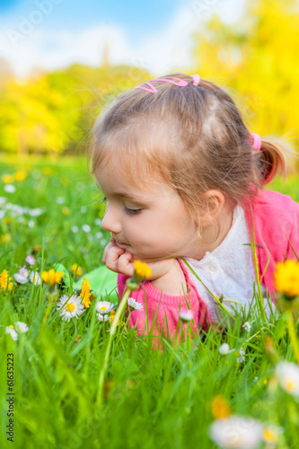child summer spring outdoors © detailblick-foto