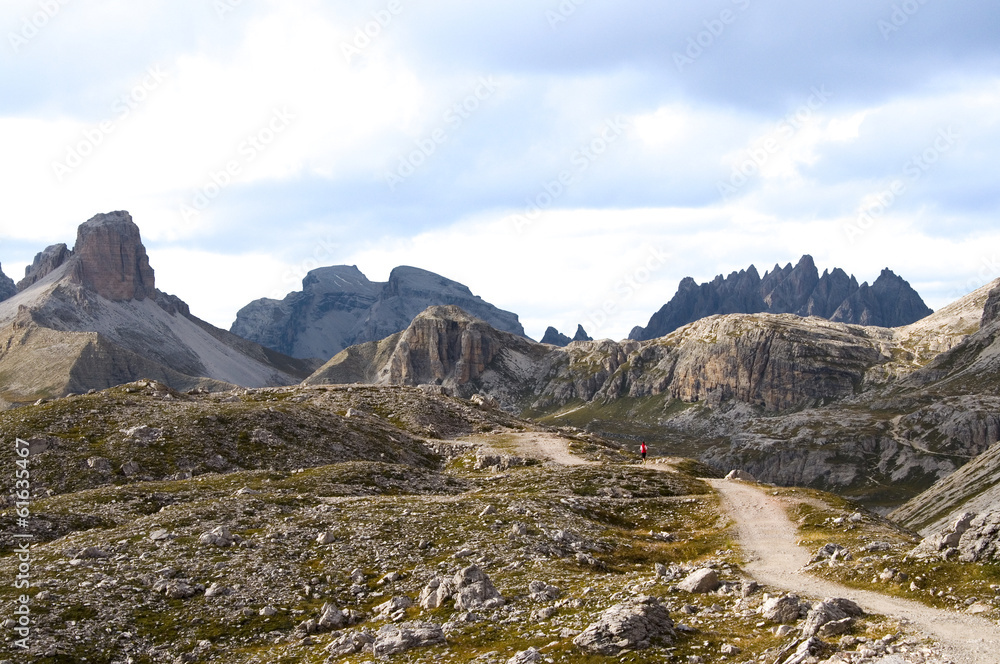 Fototapeta premium Dreischusterspitze und Haunoldgruppe - Dolomiten - Alpen