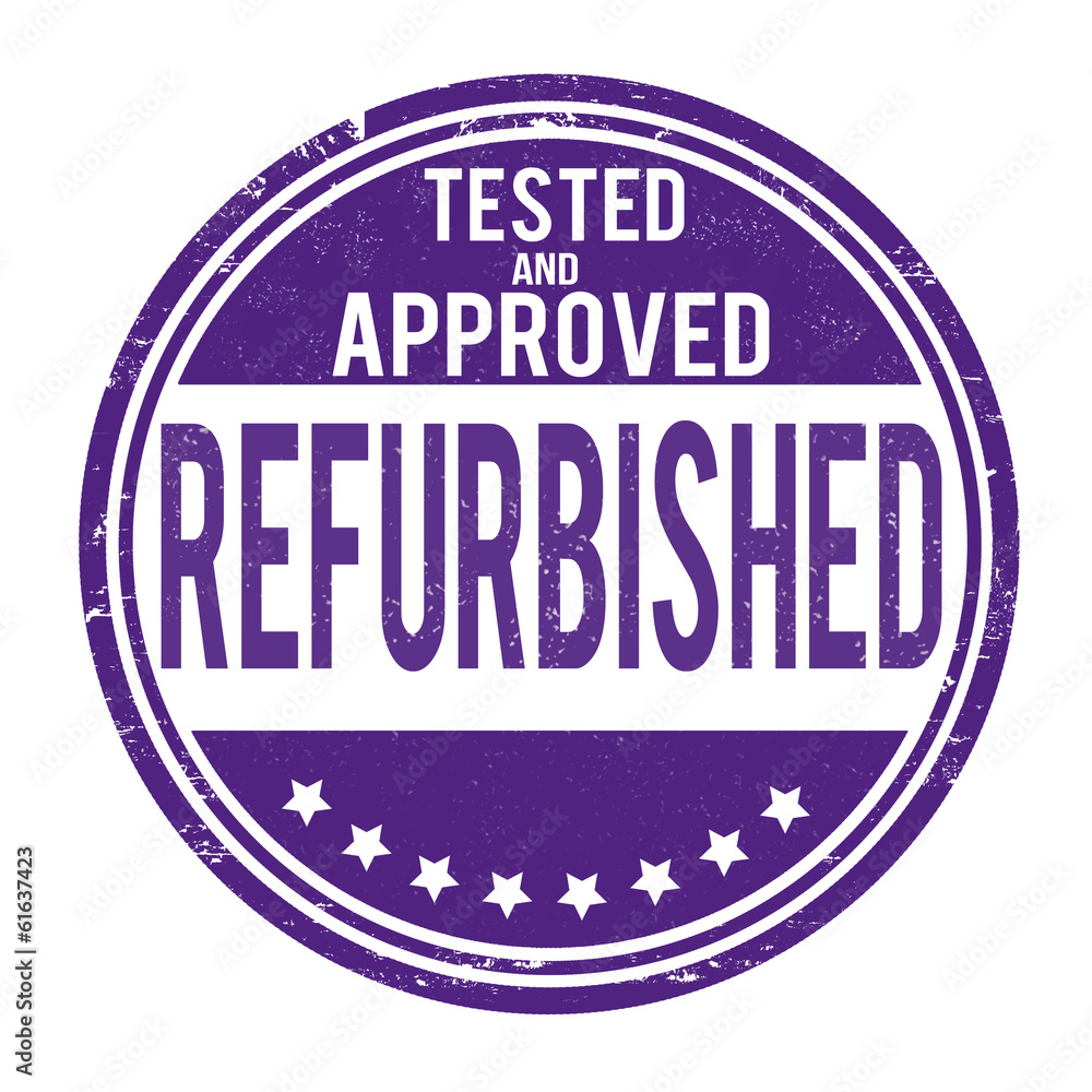 Refurbished stamp Refurbished stamp