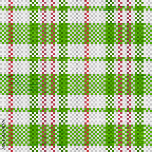 Polypropylene woven seamless pattern in green colors