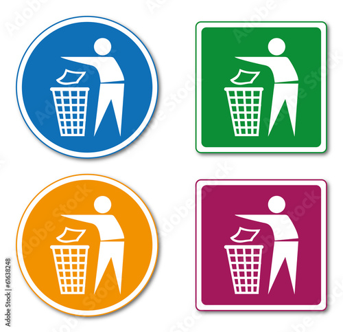Logo poubelle.
