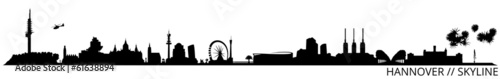Hannover Skyline // Silhouette