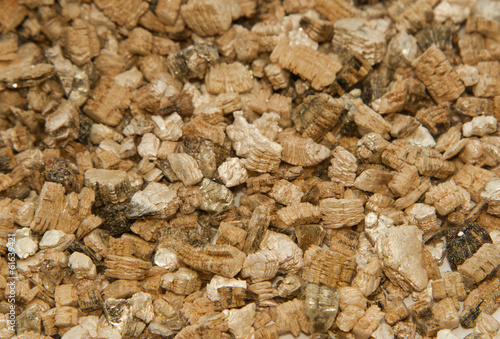 Vermiculite used in potting plants