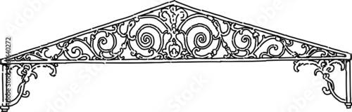 Fotografija ornate portico