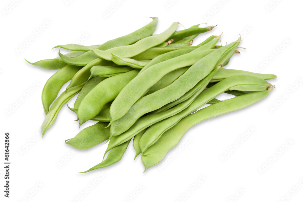 Raw green beans