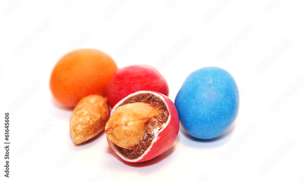 Obraz premium Erdnuss Schokolade