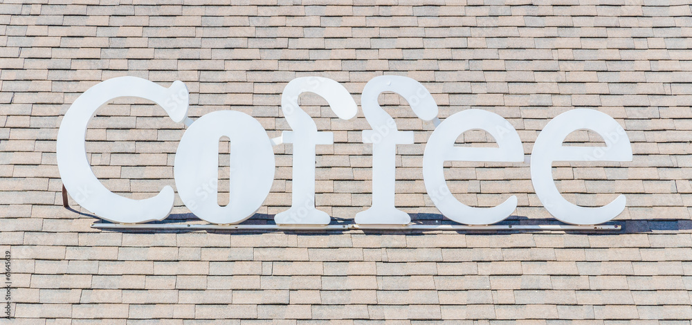 Coffee sign Coffee sign
