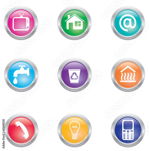 utility bills icons