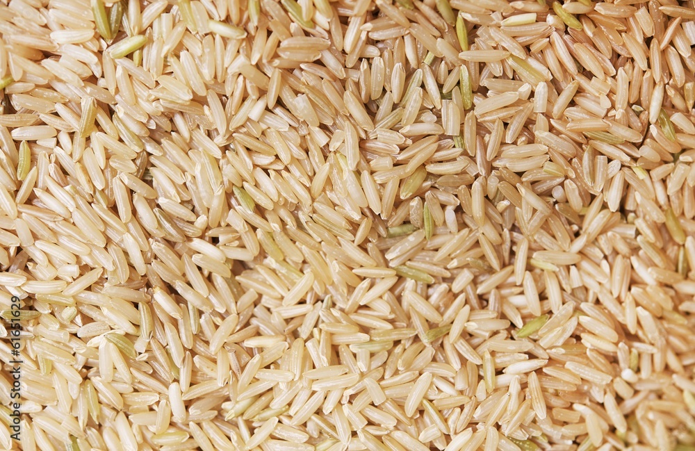 Raw Organic Rice Background Raw Organic Rice Background