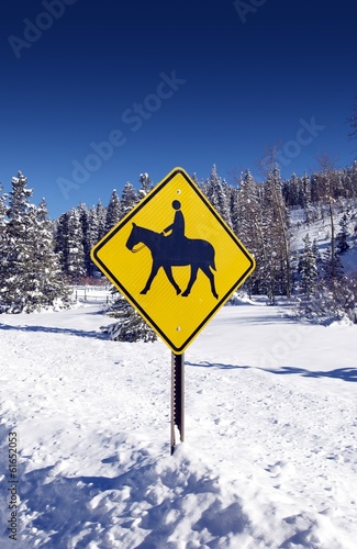 Horse Ride Street Sign