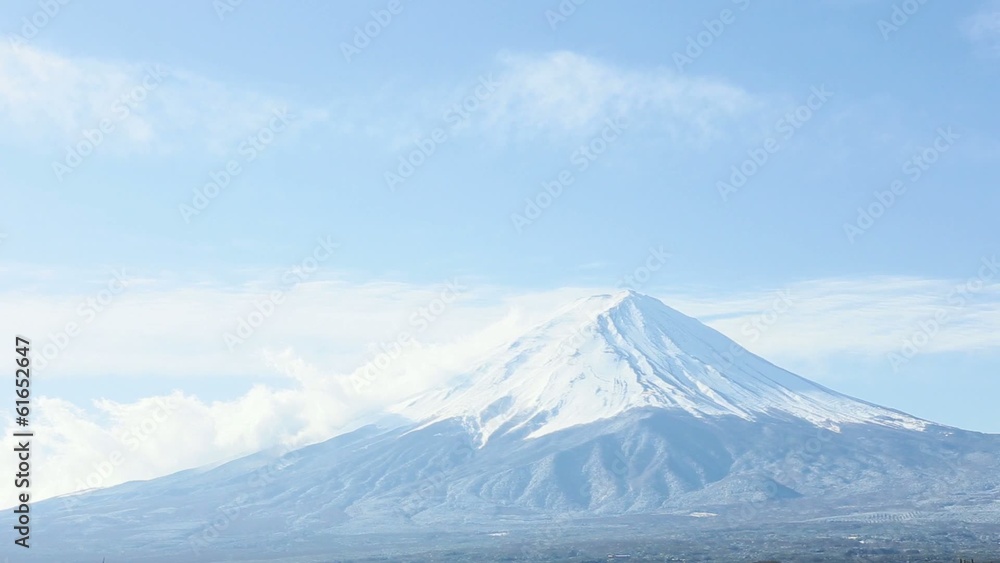 冬の富士山