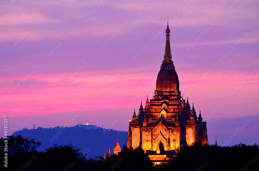 Gawdawpalin Temple in Bagan,Myanmar