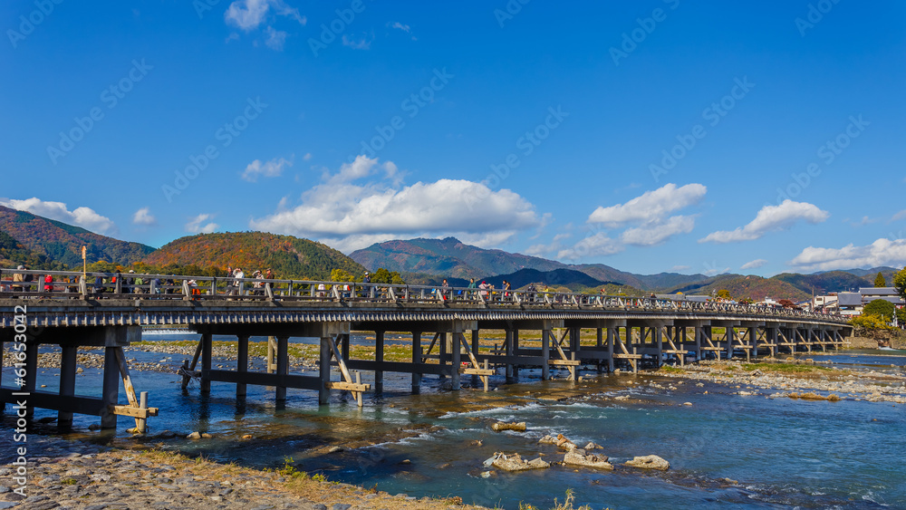 Togetsu-kyo Bridgeat Arashiyama in Kyoto Togetsu-kyo Bridgeat Arashiyama in Kyoto