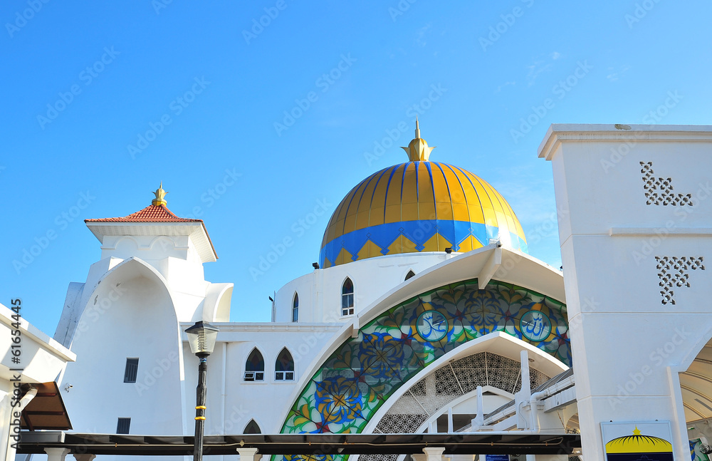Mosque in Melaka, Malaysia