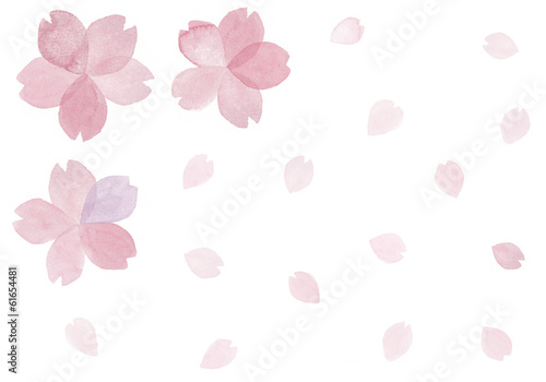 桜の花と舞う花びら Stock イラスト Adobe Stock 桜の花と舞う花びら Stock イラスト Adobe Stock