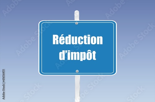 panneau réduction d'impot