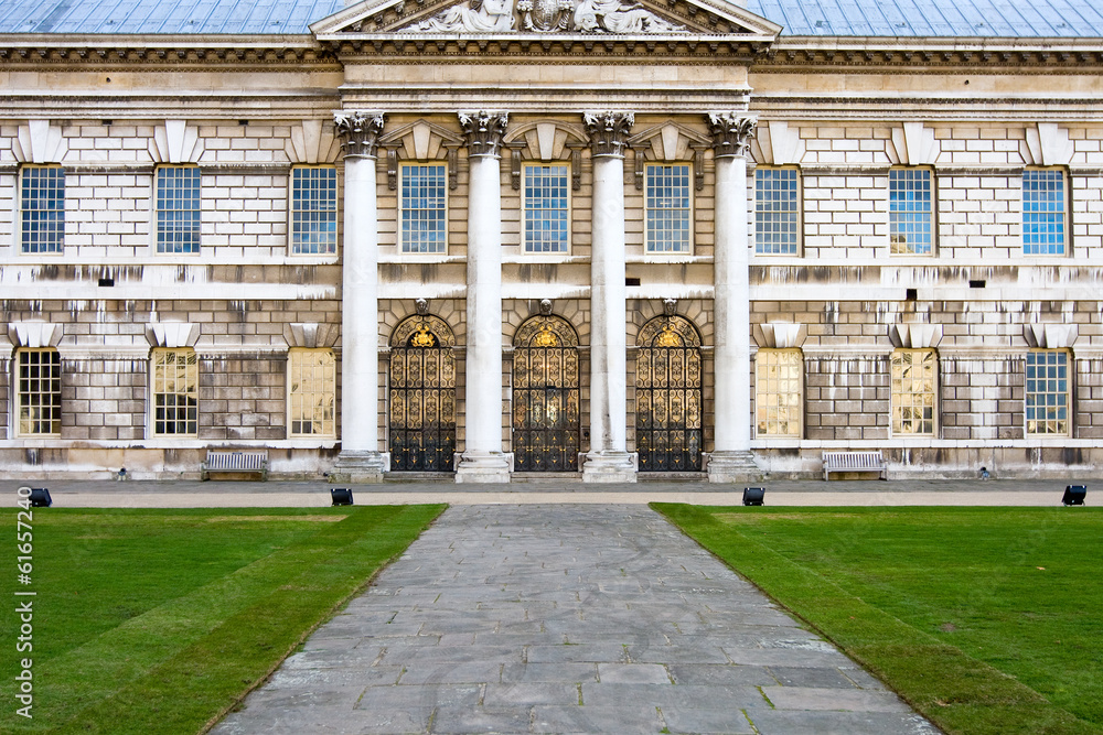 Fototapeta premium Architectural detail, Greenwich University.