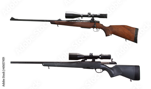 sniper rifle - weapons over white background