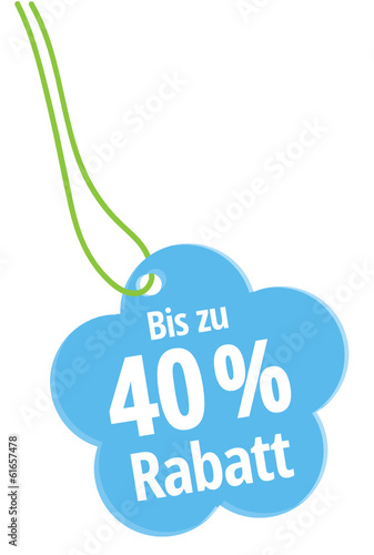 Bis zu 40 % Rabatt