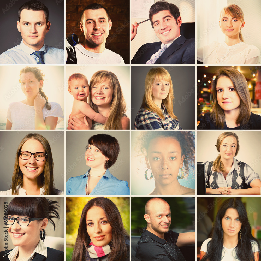Fototapeta premium people portraits