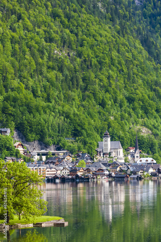 Fototapeta premium Hallstatt, Upper Austria, Austria