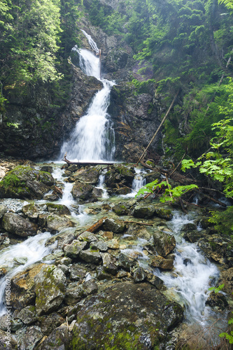 Dolný Nefcersky waterfall, Vysoke Tatry (High Tatras), Slovakia photo