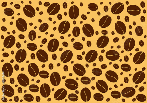 coffee beans vector background