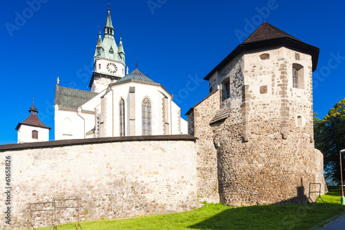 castle and church of Saint Catherine, Kremnica, Slovakia
