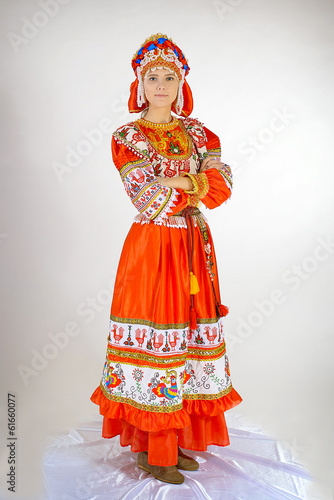 girl in national costume photo