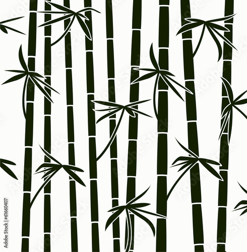 Fototapeta Naklejka Na Ścianę i Meble -  vector  bamboo shoots background pattern