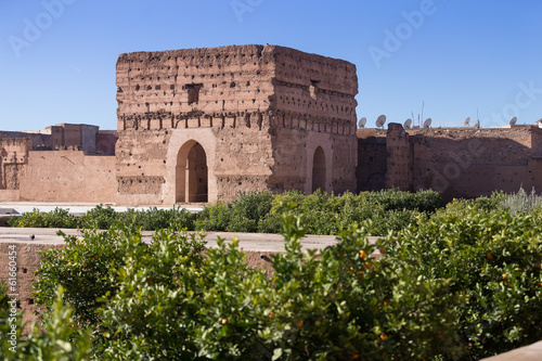 The Ruined Al Badia Palace in Marrakesh