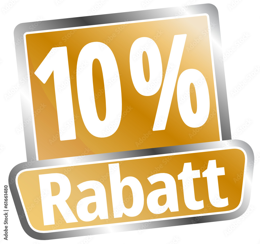 10 % Rabatt 10 % Rabatt