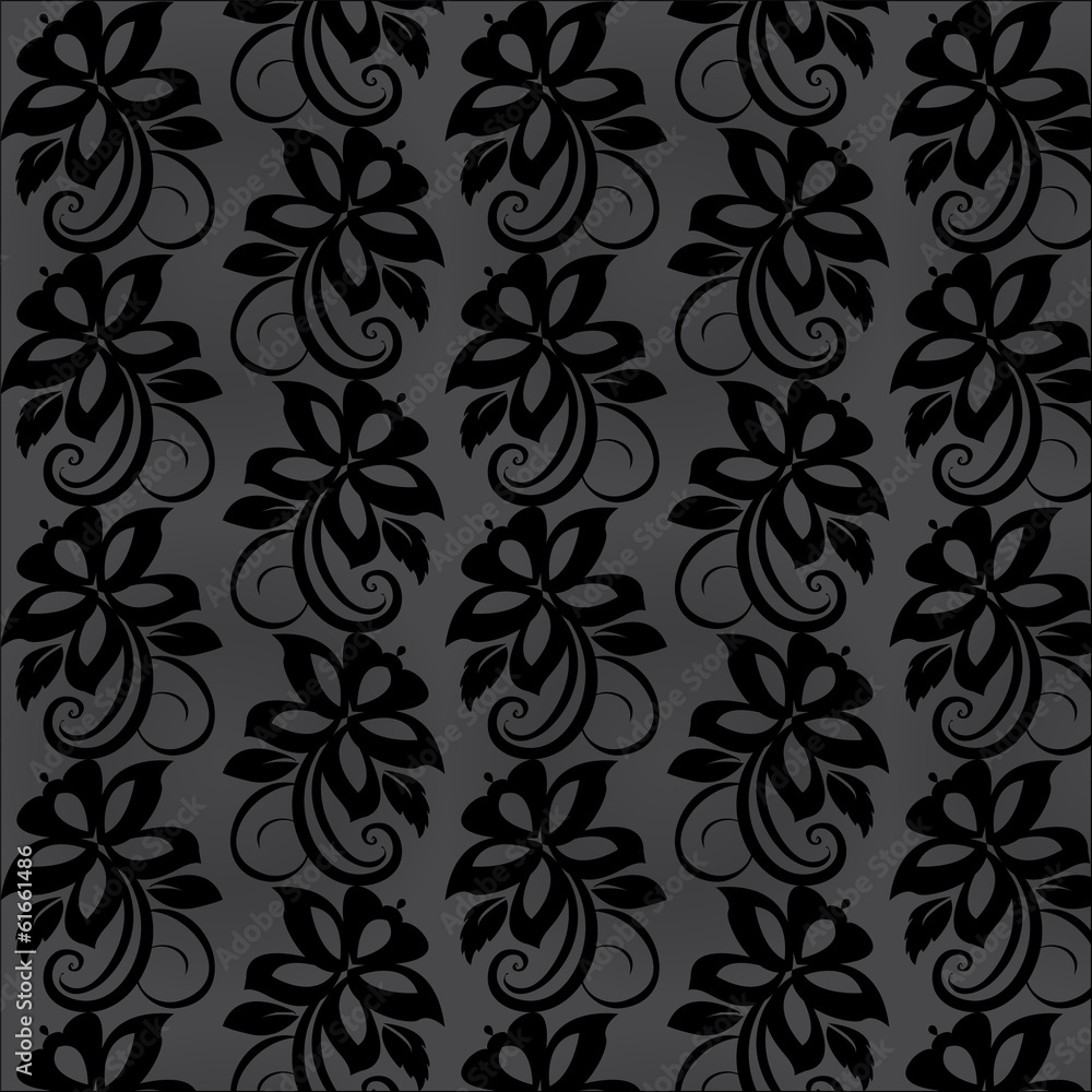 Floral wallpaper. Seamless Floral wallpaper. Seamless