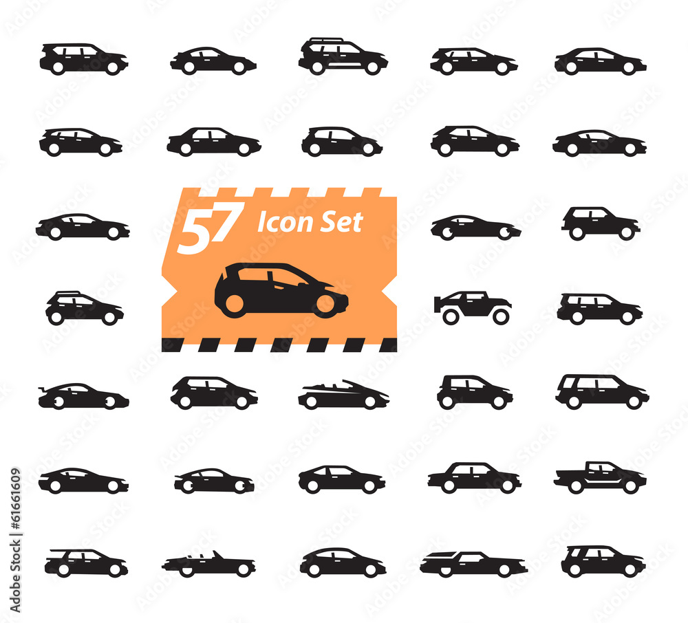 Car icon set