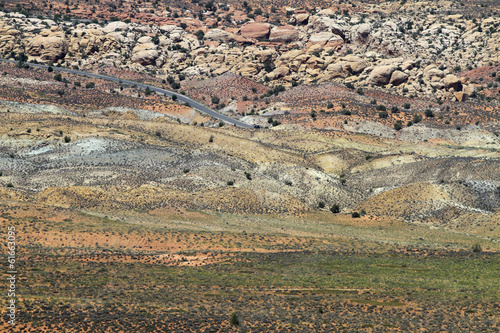 painted desert dans Arch national park, Arizona